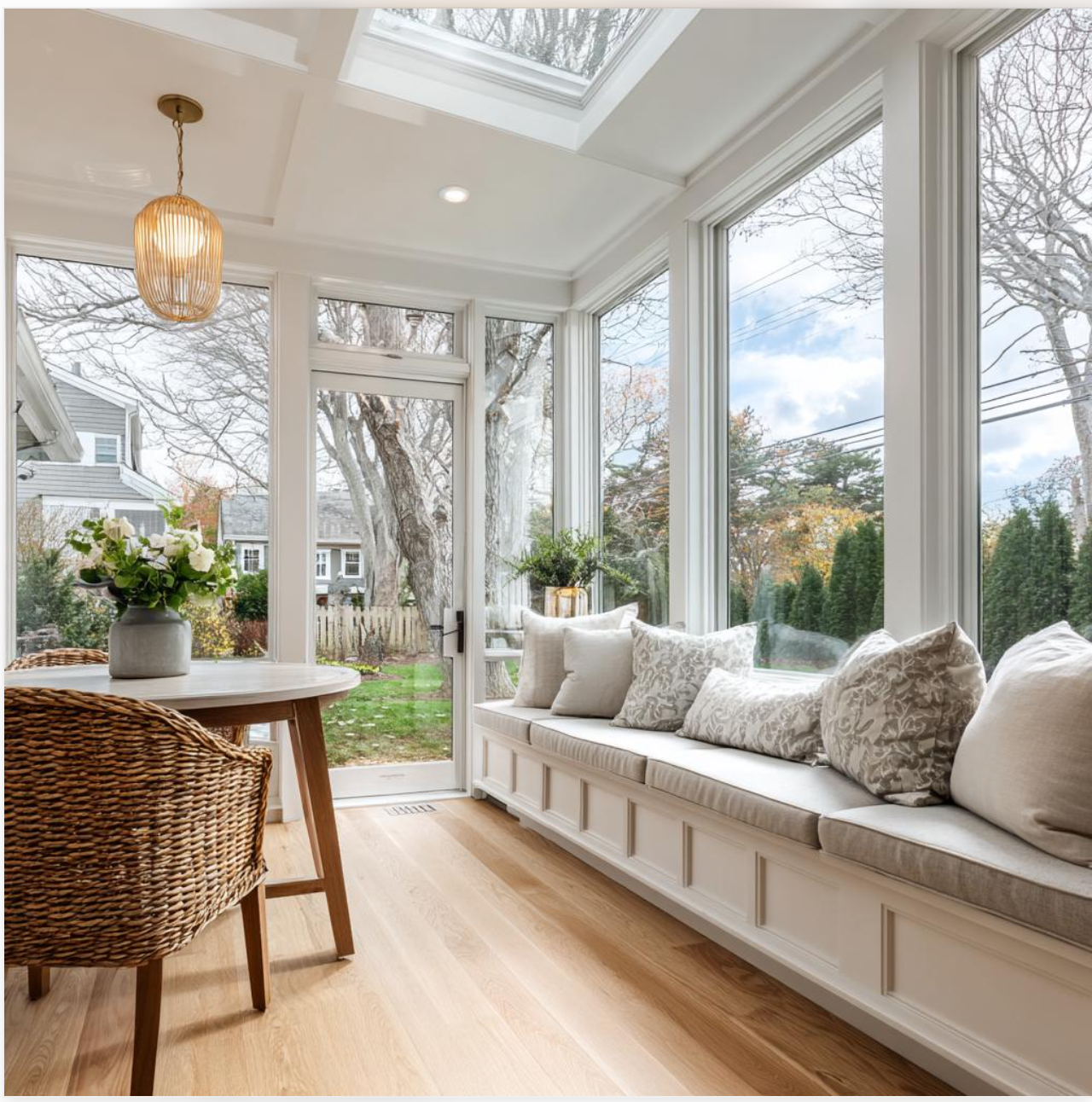 Expanded living spaces and room renovations.